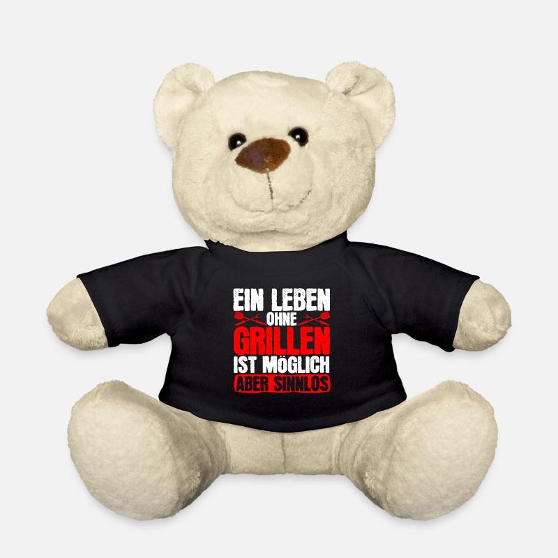 Unleash your inner grill master with - Teddy Bear - black