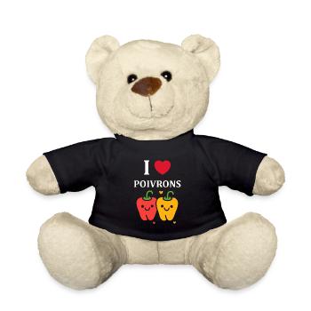 Humour poivron - Nounours - noir - Devant