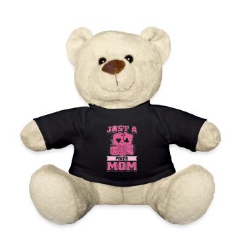 Poker juste une maman de poker - Nounours - noir - Devant