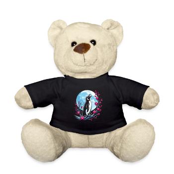 Pinguin Japan Cherry Blossom Moon - Teddy - Schwarz - Vorne