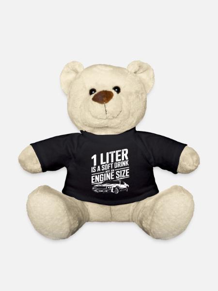 1 Liter is a Soft Drink not an Engine Size Motor E - Teddy Bear - black
