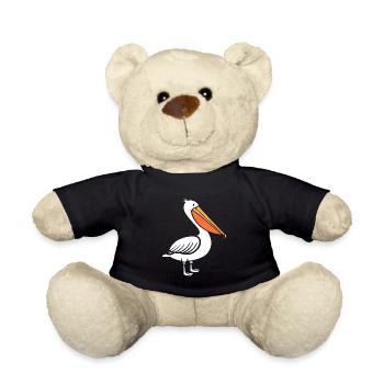 pelican - Teddy Bear - black - Front