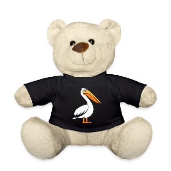 Pelican - Teddy Bear - black - Front