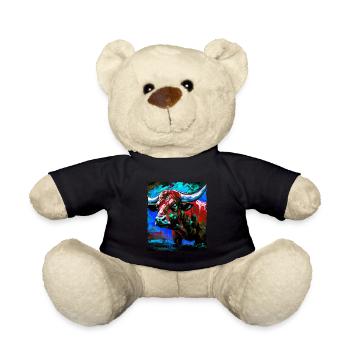 Bulle Porträt Taurus - Teddy - Schwarz - Vorne