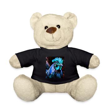 Hahn Porträt - Teddy - Schwarz - Vorne