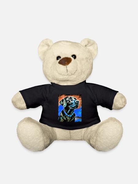 Labrador Hund Porträt - Teddy - Schwarz