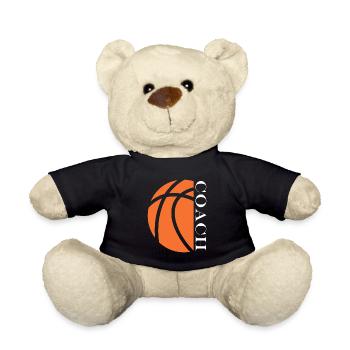Coach de Basketball - Teddy Bear - black - Front