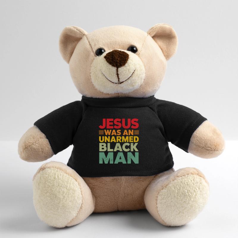 Jesus war ein unbewaffneter Schwarzer Mann Schwarzer Jesus Teddy