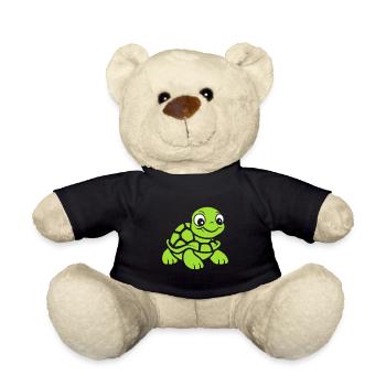 tortoise - Teddy Bear - black - Front
