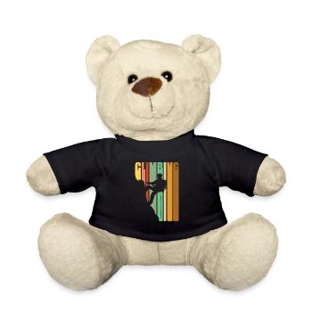 Climbing Retro Vintage - Teddy Bear - black - Front