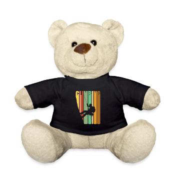 Climbing Retro Vintage - Teddy Bear - black - Front