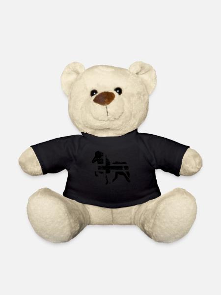 Icelandic Horse: Islandpferd Pferd Pony Merch - Teddy - Schwarz