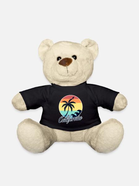 California - Teddy Bear - black