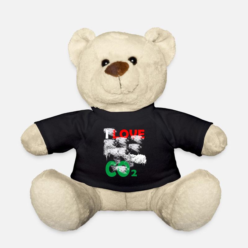 I love Co2 - Teddy - Schwarz