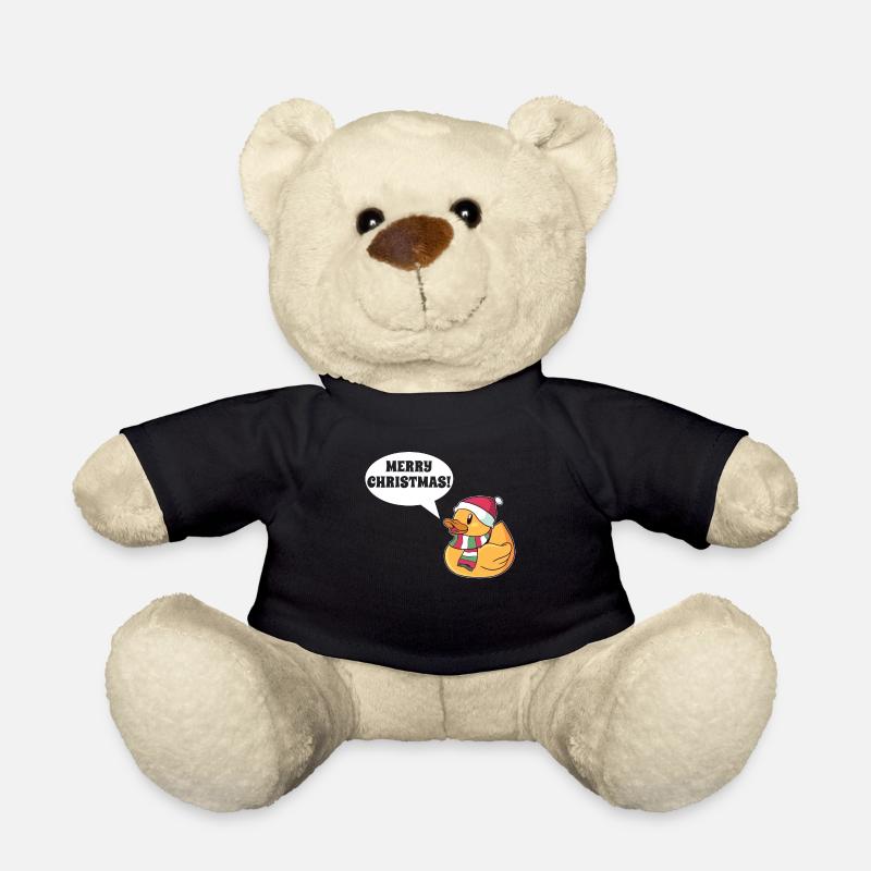 Joyeux Noël canard vacances cadeau - Nounours - noir