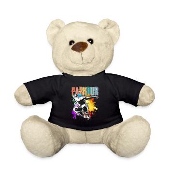 Parkour - Teddy Bear - black - Front