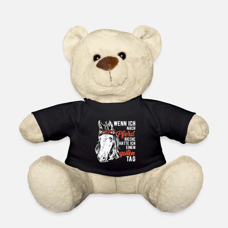 Wenn ich nach Pferd rieche, hatte ich guten Tag - Teddy - Schwarz