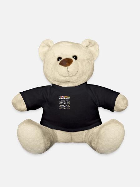 Saisonaler Bookaholic Für Buchliebhaber - Teddy - Schwarz