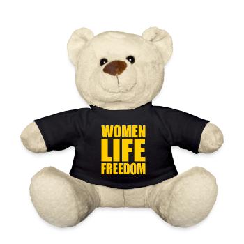 Women life freedom - Nounours - noir - Devant