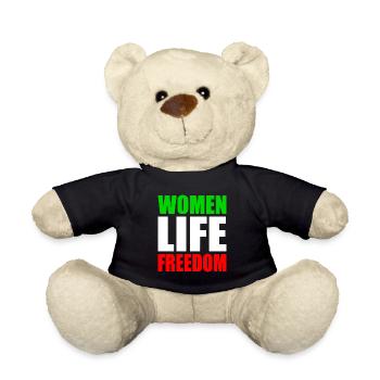 Women life freedom - Nounours - noir - Devant