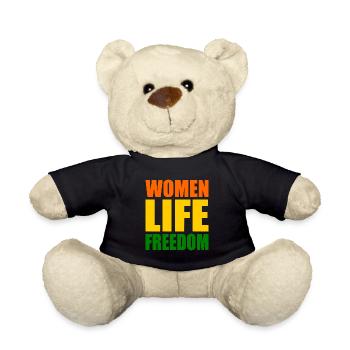 Women life freedom iran - Teddy Bear - black - Front