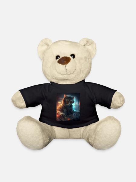 DJ Katze - Teddy - Schwarz