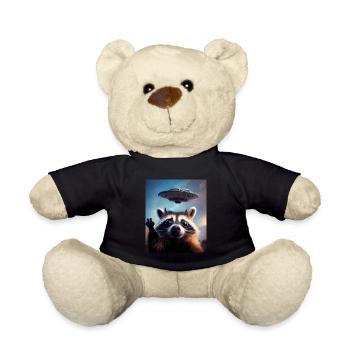 Racoon UFO - Teddy - Schwarz - Vorne