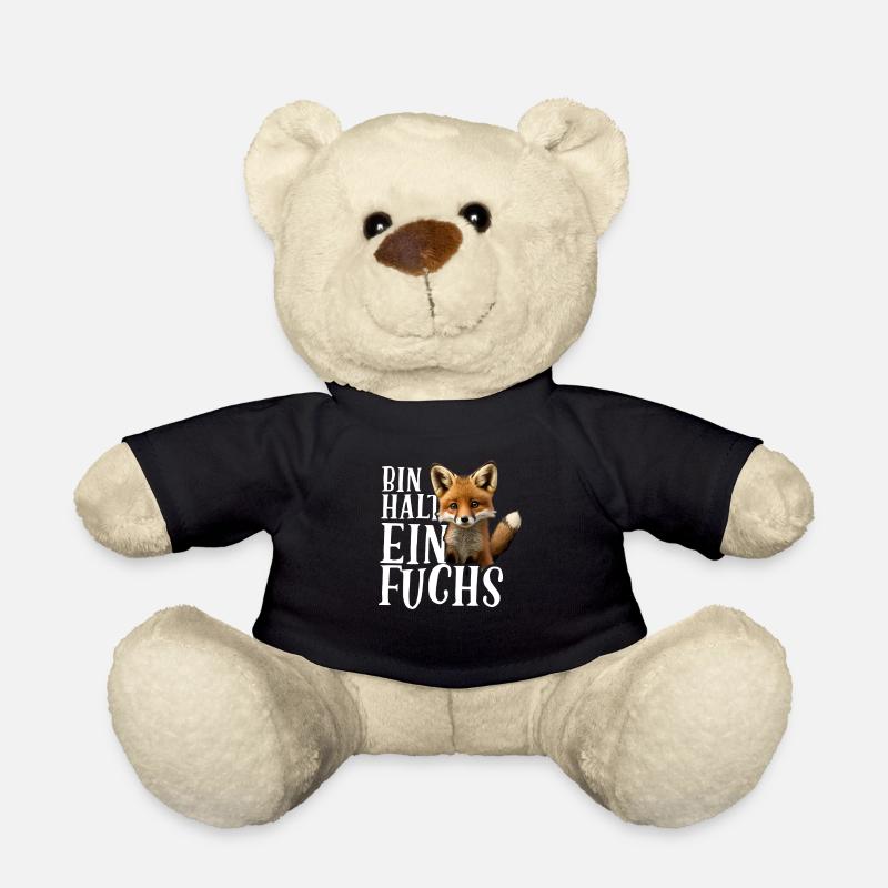 Bin halt ein Fuchs Fuchsliebhaber Statement - Teddy - Schwarz
