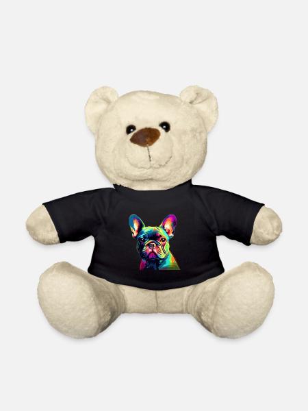 Bouledogue Français Coloré - Nounours - noir