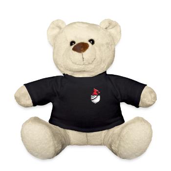 Cardinal Red Cardinal Bird Red Cardinal - Teddy Bear - black - Front