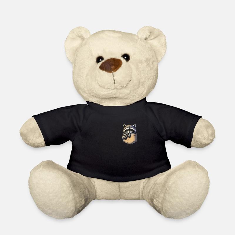 Waschbär - Teddy - Schwarz