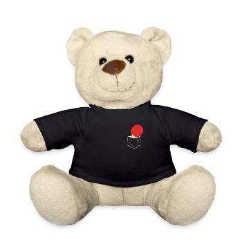 Tennis de table Joueur de tennis de table - Nounours - noir - Devant