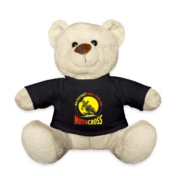 Dirt Biker Riding AIr Guitar Air Motorcross Dirt - Teddy - Schwarz - Vorne