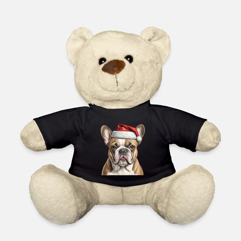 Christmas bulldog - Teddy Bear - black