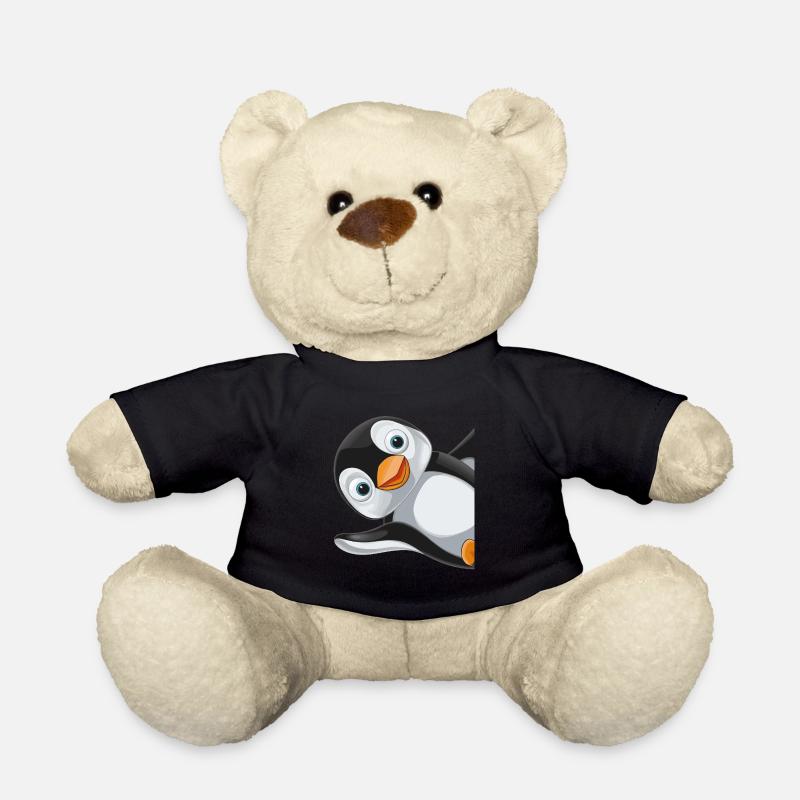 Pinguin Pinguine Tier - Teddy - Schwarz
