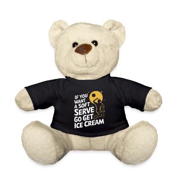 Joueurs de volley-ball Joueurs de beach-volley - Nounours - noir - Devant