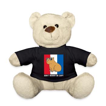 Ne vous inquiétez pas, soyez Cappy Capybara - Nounours - noir - Devant