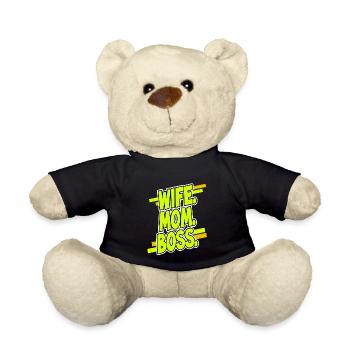 Fête des Mères - Nounours - noir - Devant