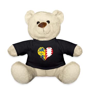 meine Heimat - Schleswig-Holstein - Teddy - Schwarz - Vorne