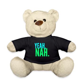 ja nein, Teenager Meme, sarkastisches Zitat - Teddy - Schwarz - Vorne