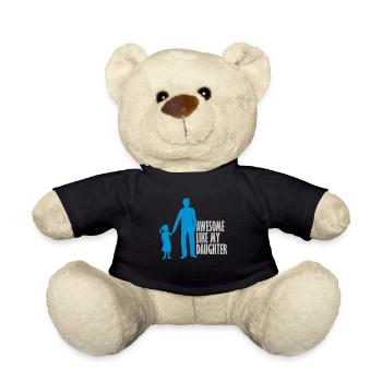 Awesome Like My Daughter - Teddy Bear - black - Front