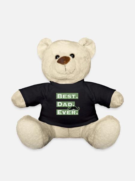 Best Dad Ever | Father's Day Gift Shirt - Teddy Bear - black