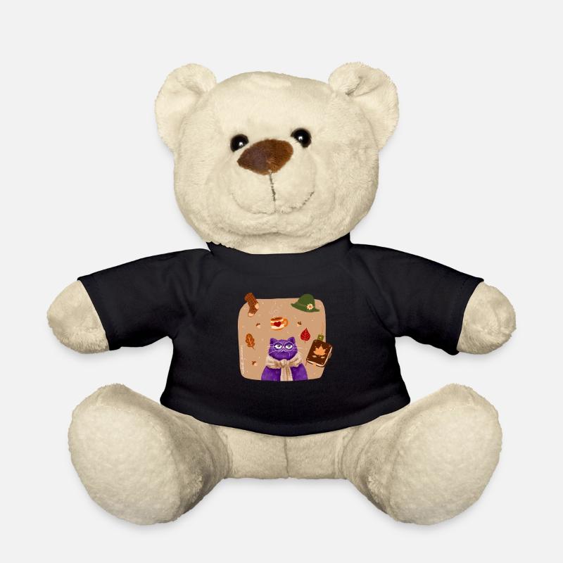 Autumn at last - Teddy Bear - black