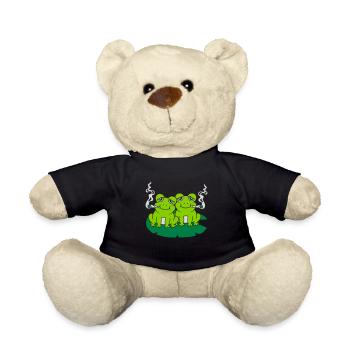 Joint smoke 2 grenouilles - Nounours - noir - Devant