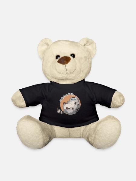 Body Pawsitivity Cat orange - Teddy - Schwarz