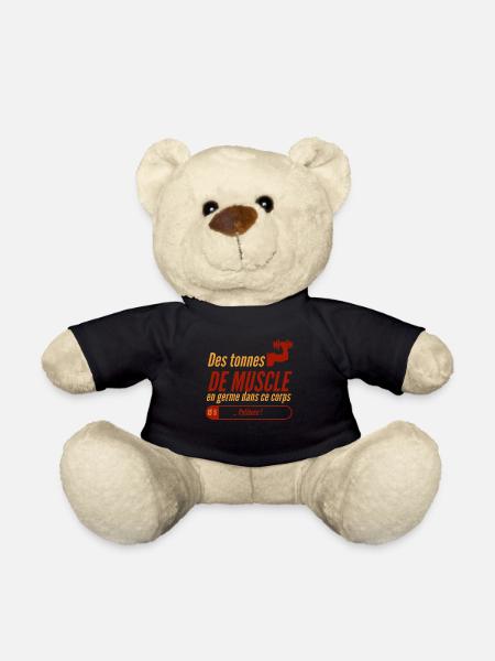 Des tonnes de muscle en germe dans ce corps - Nounours - noir