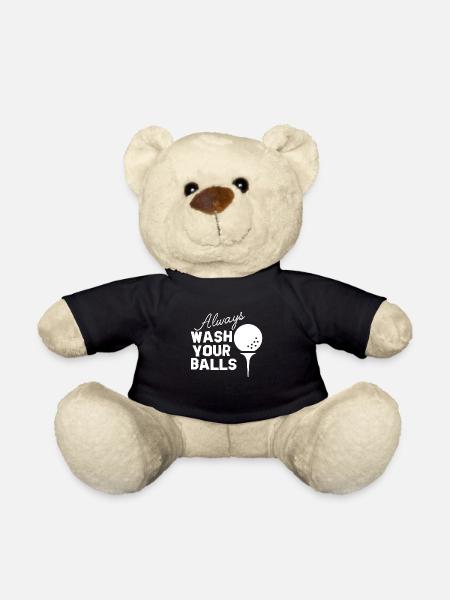 LAVEZ TOUJOURS VOS COUILLES - Nounours - noir