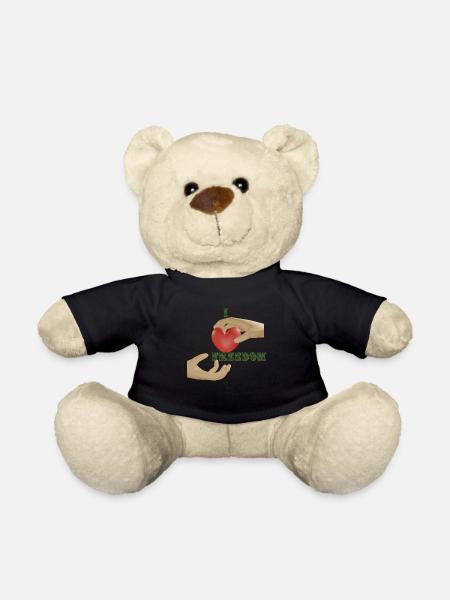I love freedom - Teddy Bear - black