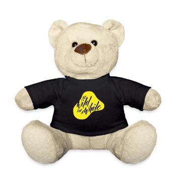 Be wild for a while - Teddy Bear - black - Front