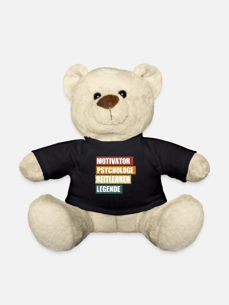 Lustiger Reitlehrer Spruch zum Geburtstag - Teddy - Schwarz